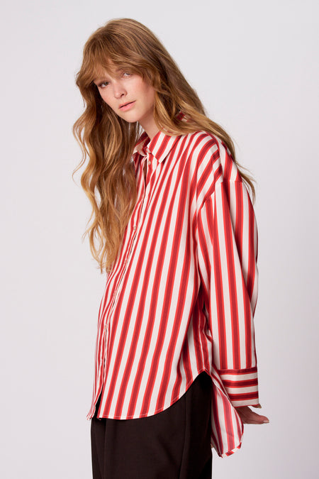 Chemise à manches longues - multicolore