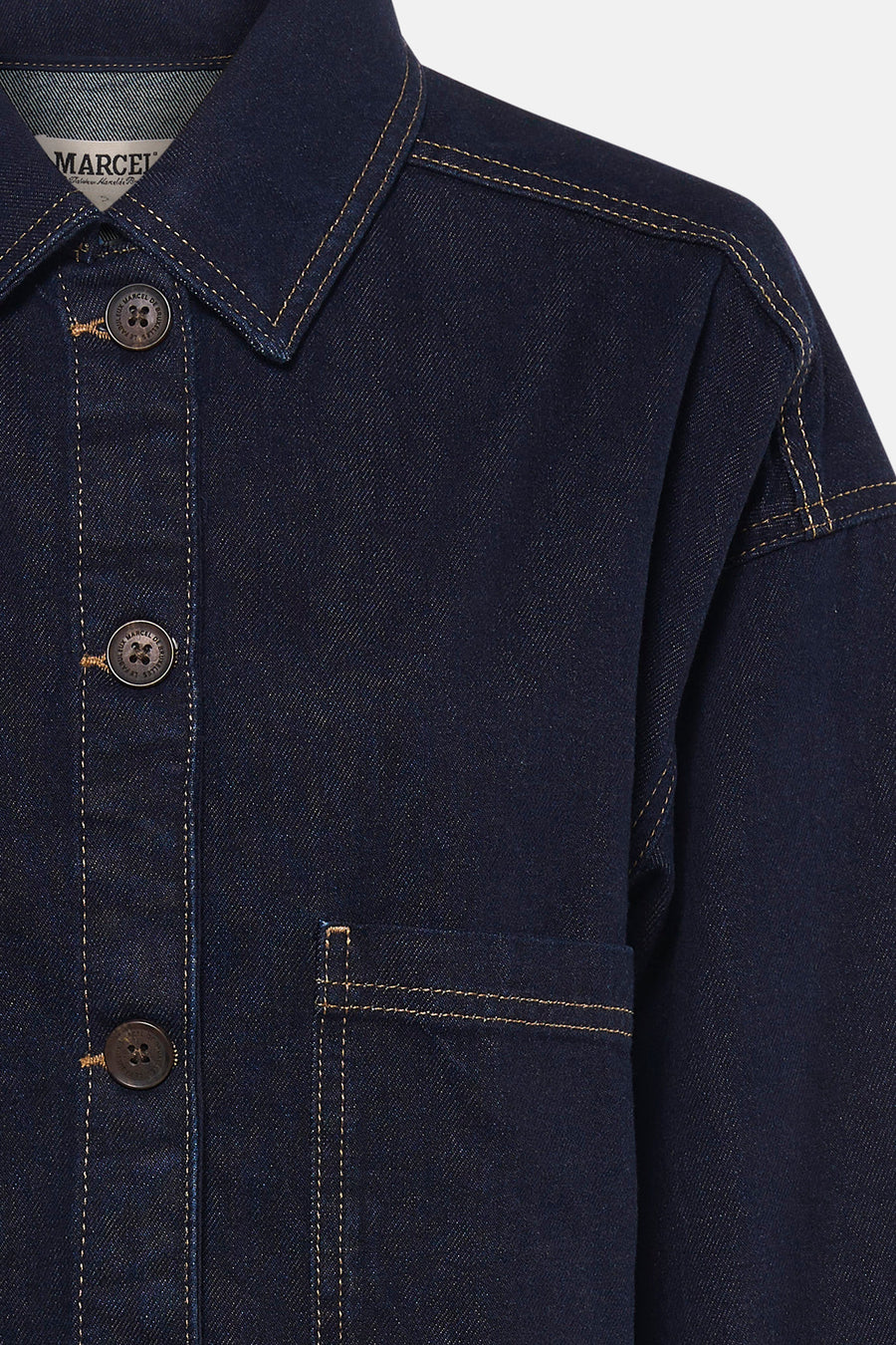 Vestes dark blue denim - Le Fabuleux Marcel de Bruxelles
