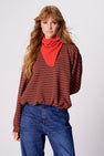 Sweat col O - multicolore