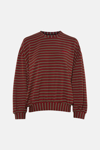 Sweat col O - multicolore