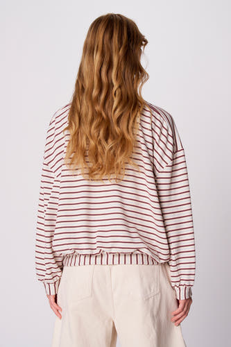 Sweat col O - multicolore