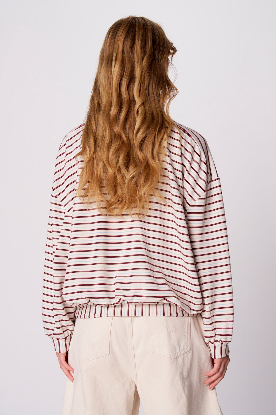 Sweat col O - multicolore