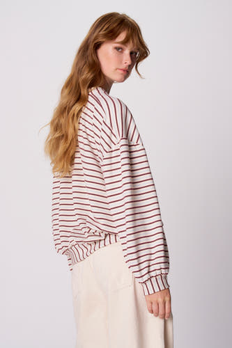 Sweat col O - multicolore