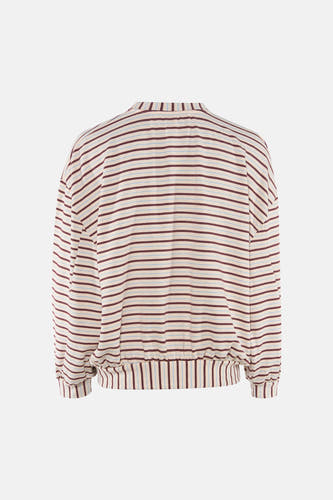 Sweat col O - multicolore