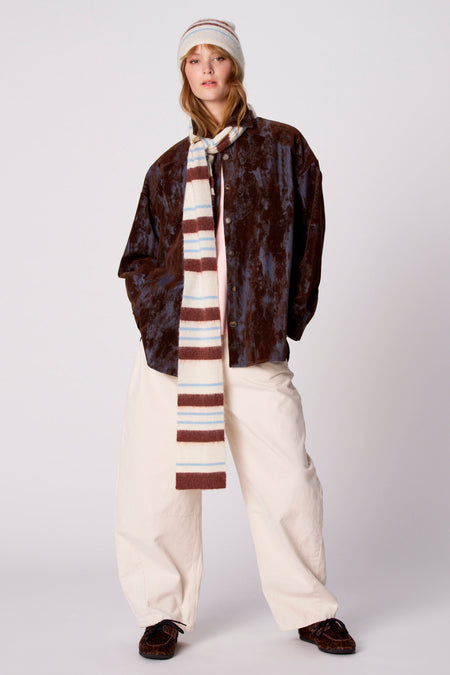 Pull col V - multicolore