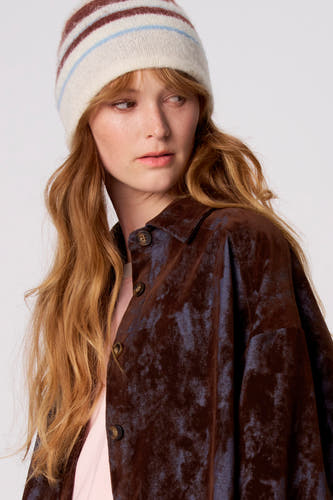 Pull col V - multicolore