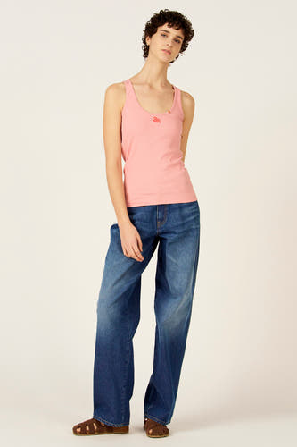 Jeans wide mid blue denim - Le Fabuleux Marcel de Bruxelles