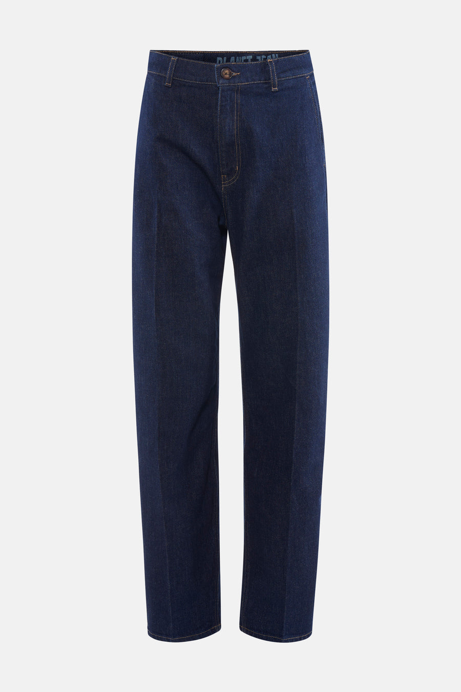 Jean slim fit bleu foncé de Le Fabuleux Marcel de Bruxelles, avec une texture denim unie.