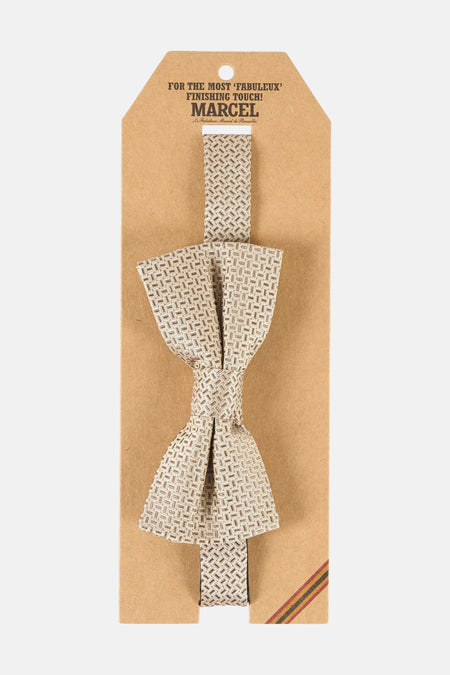 Noeud papillon beige - Le Fabuleux Marcel de Bruxelles