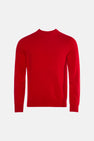Pull col O - rouge