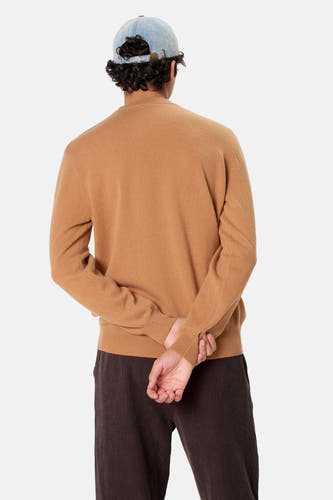 Pull col O - beige