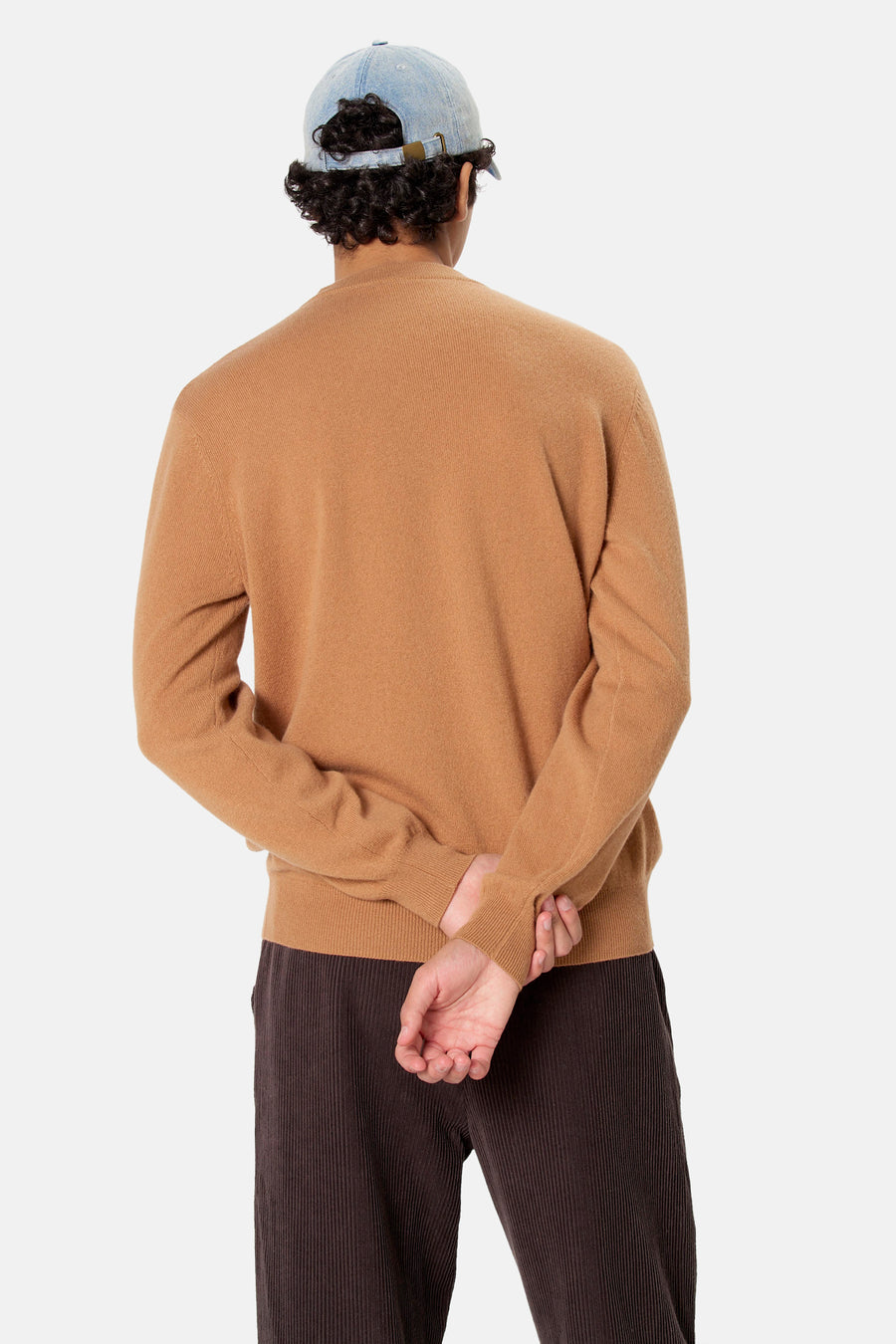 Pull col O - beige