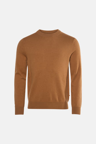Pull col O - beige