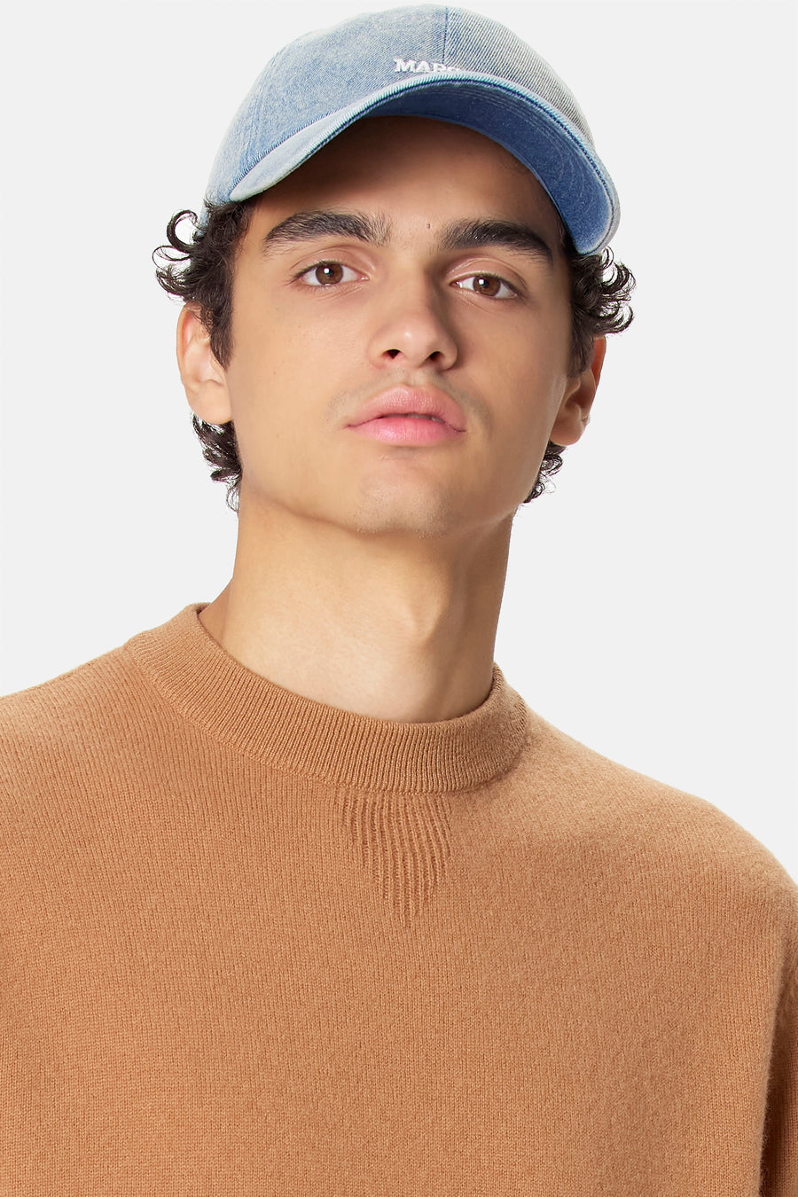 Pull col O - beige