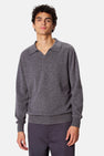 Pull col V - gris