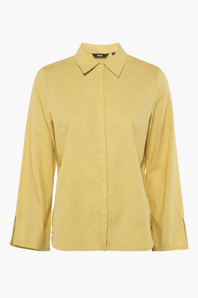 Chemise à manches longues - jaune