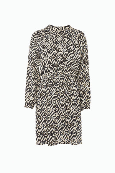 Robe &agrave; manches longues - noir