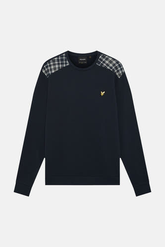 Sweat col O - bleu