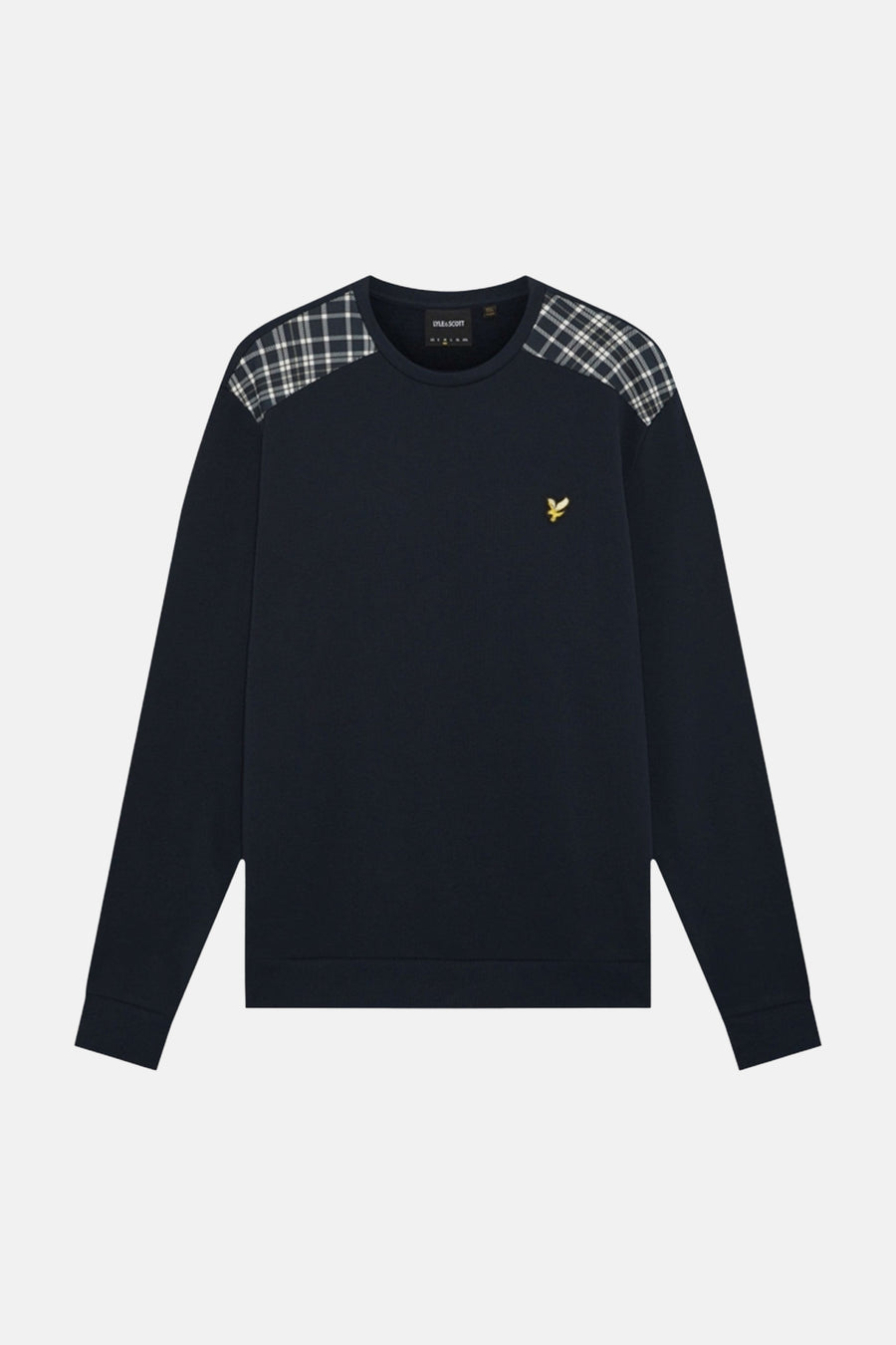 Sweat col O - bleu