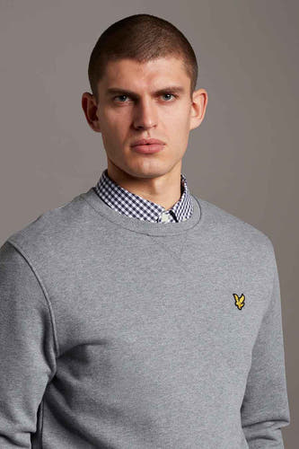 Sweat col O gris - LYLE & SCOTT