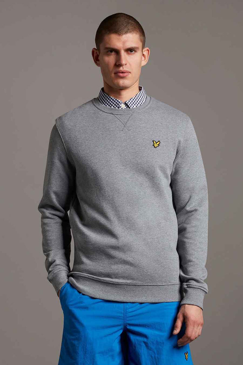 Sweat col O gris - LYLE & SCOTT