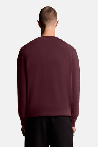 Sweat col O - Bordeaux