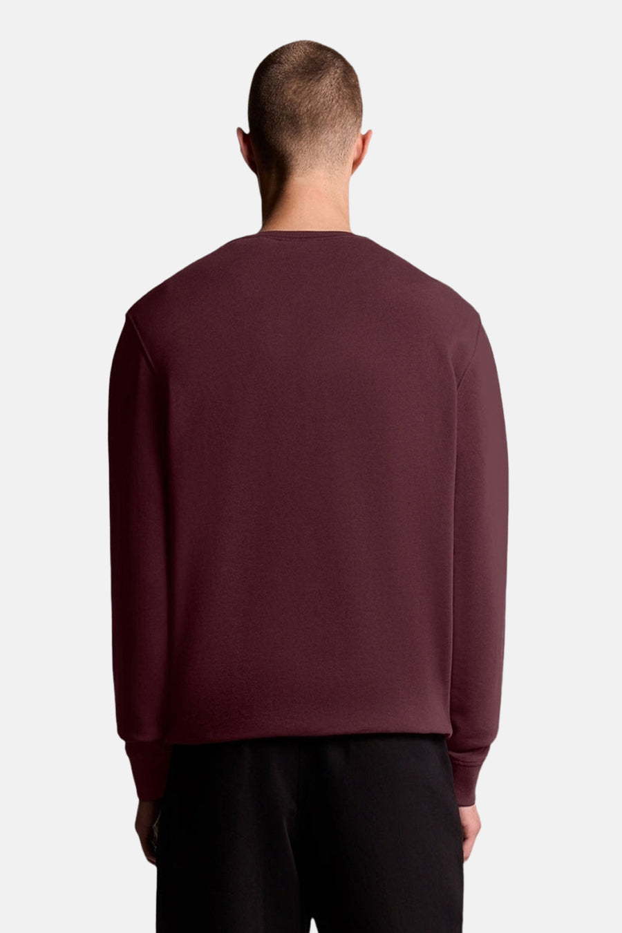 Sweat col O - Bordeaux