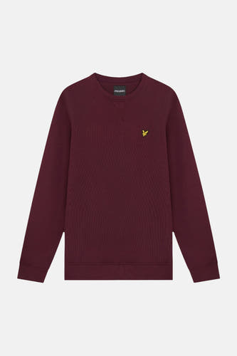 Sweat col O - Bordeaux