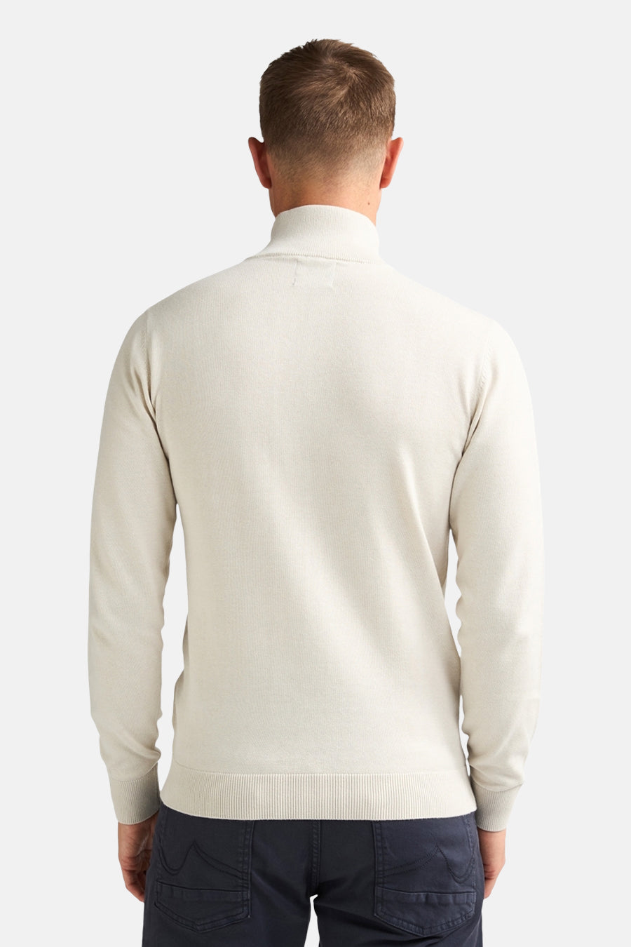 Pull col O - écru