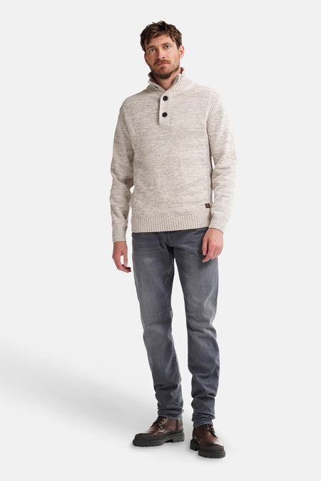 Pull à col rond - écru