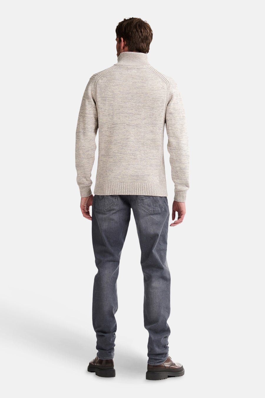 Pull à col rond - écru - Petrol Industries®