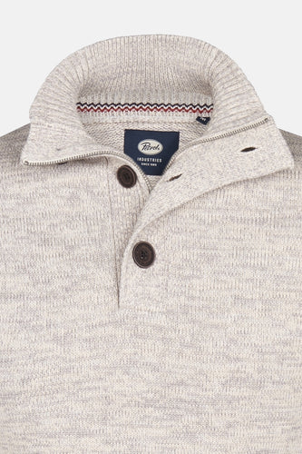 Pull à col rond - écru - Petrol Industries®