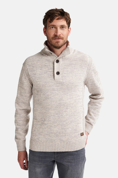 Pull à col rond - écru