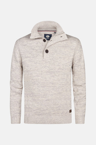 Pull à col rond - écru - Petrol Industries®