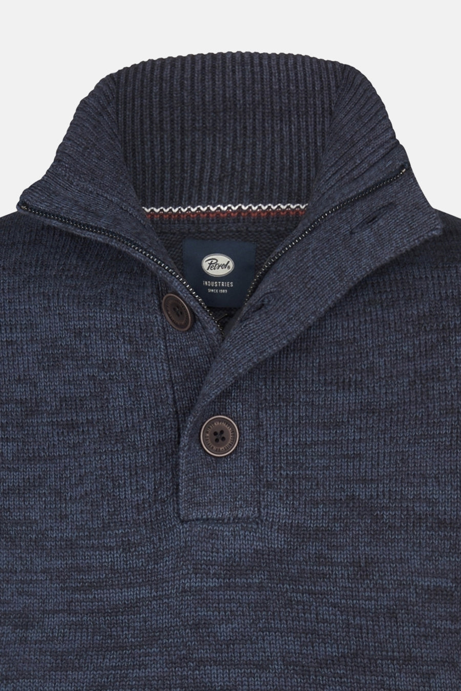 Pull à col rond - bleu - Petrol Industries®