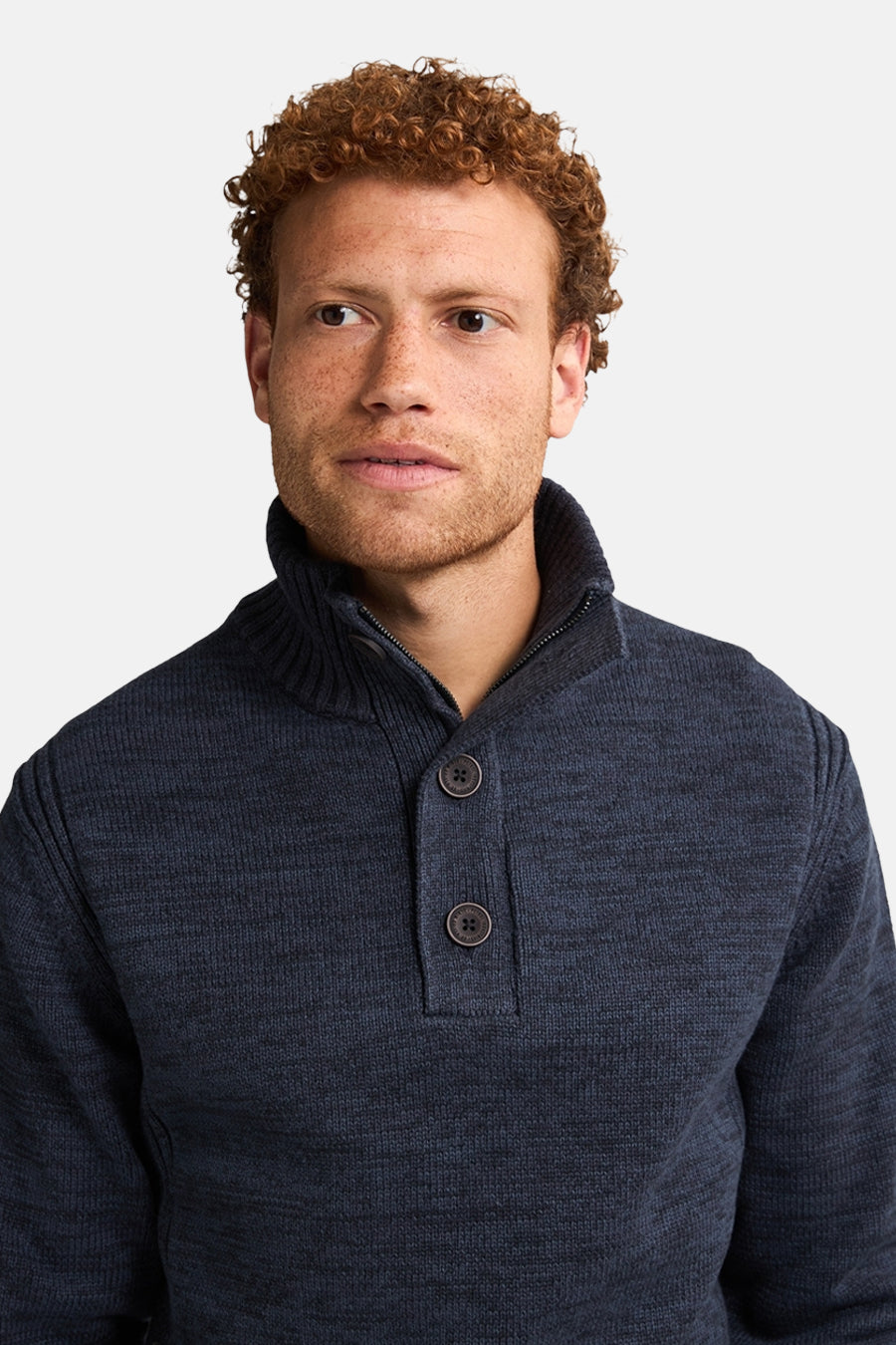 Pull à col rond - bleu - Petrol Industries®