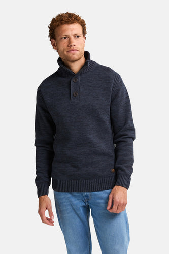 Pull à col rond - bleu - Petrol Industries®