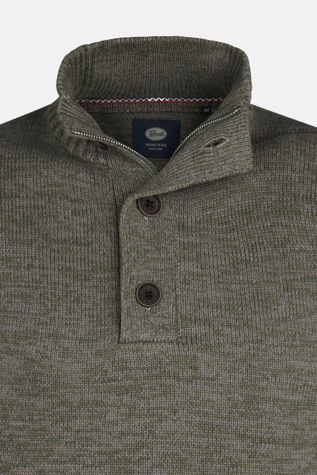 Pull à col rond - vert