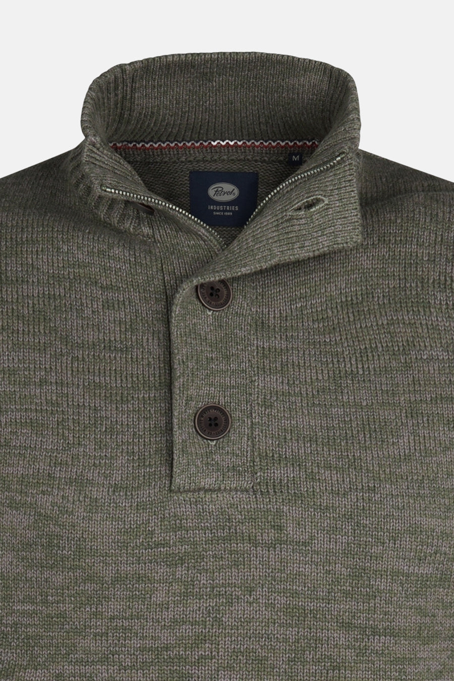 Pull à col rond - vert - Petrol Industries®