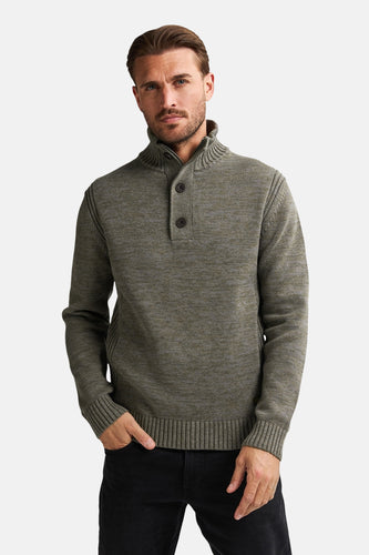 Pull à col rond - vert - Petrol Industries®