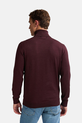 Pull à col roulé - bordeaux - Petrol Industries®