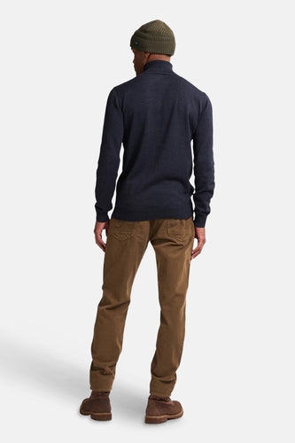 Pull à col roulé - bleu - Petrol Industries®