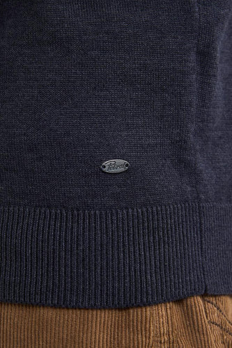 Pull à col roulé - bleu - Petrol Industries®