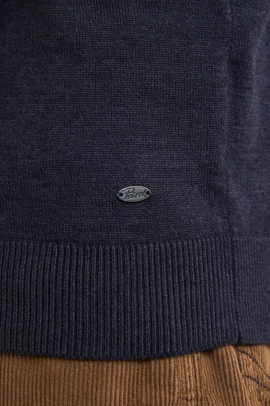 Pull à col roulé - bleu - Petrol Industries®