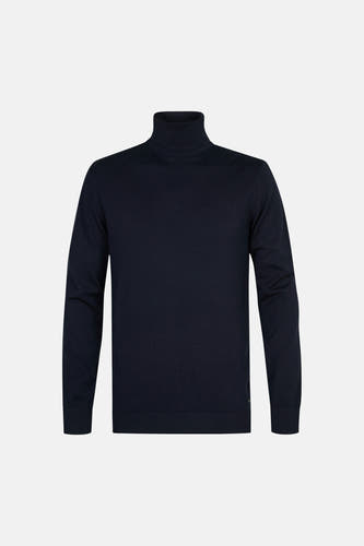 Pull col roulé bleu - Petrol Industries®