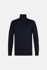Pull à col roulant - bleu