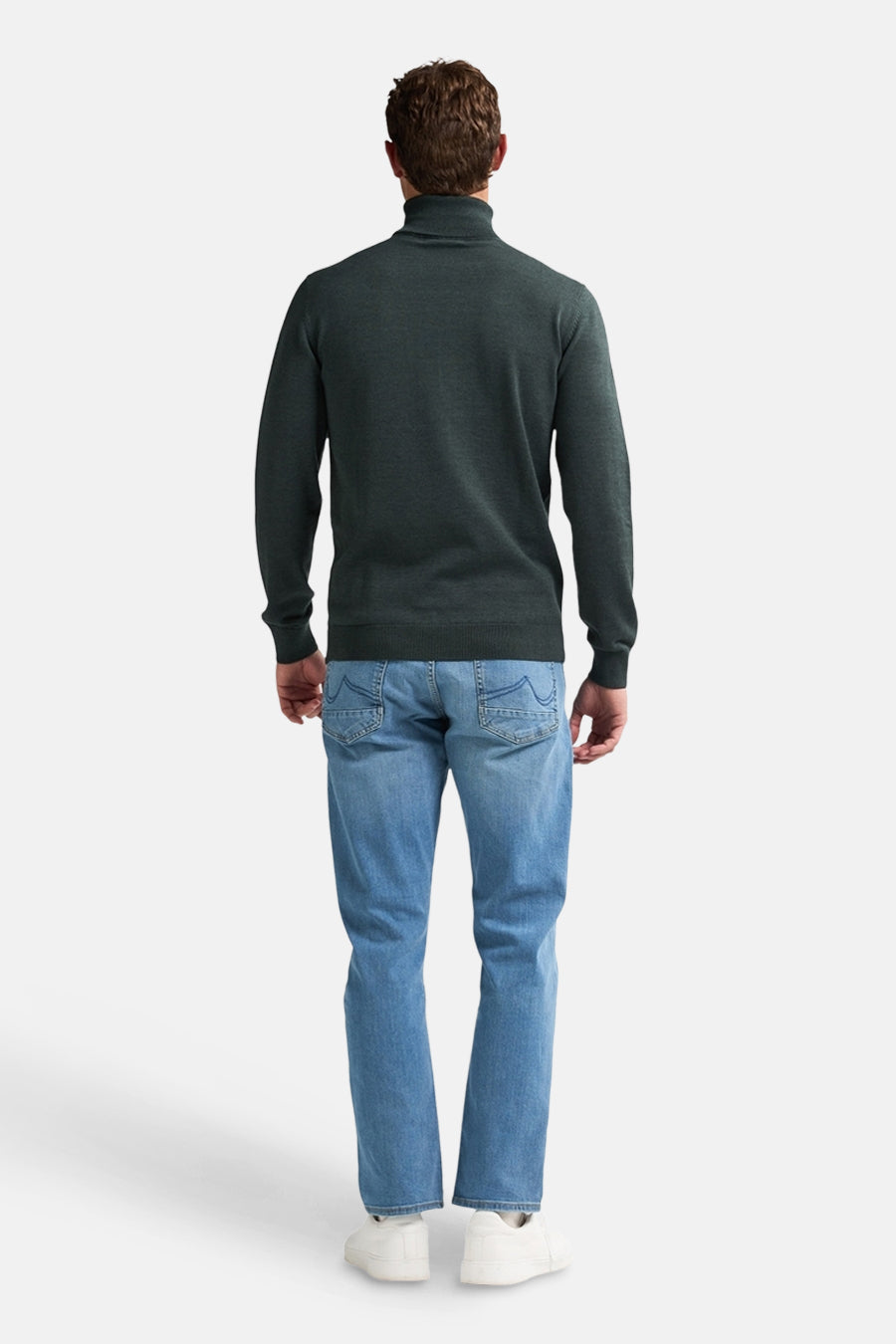 Pull à col roulé - vert - Petrol Industries®