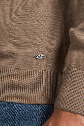 Pull col roulé beige - Petrol Industries®