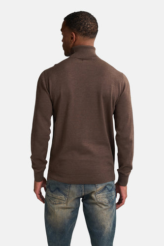 Pull à col roulé - brun - Petrol Industries®