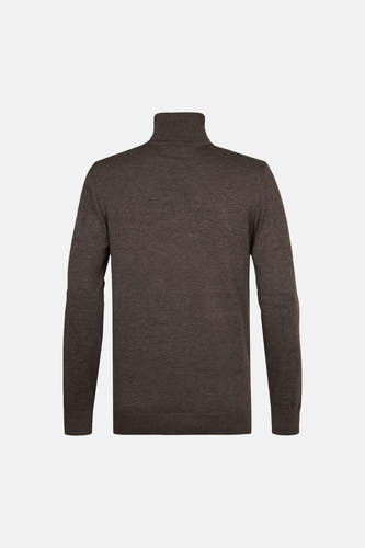 Pull col roulé brun - Petrol Industries®